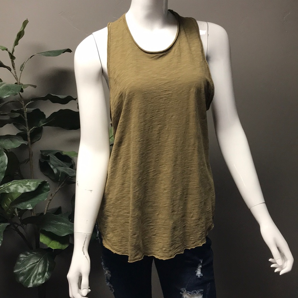 Olive Racer Back Tank